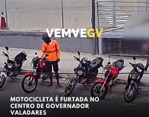 Moto é furtada com facilidade.