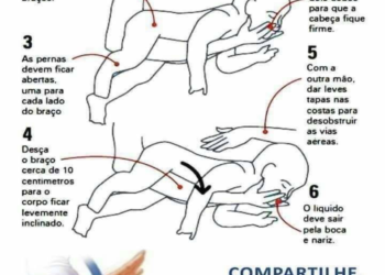 Aluno da PM salva bebê engasgado em Teófilo Otoni.