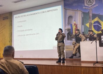 Militares da 8ª RPM participam dos 50 anos da comunicação na PMMG e 10 anos da Diretoria de Comunicação Organizacional