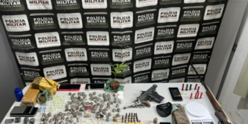 PM desarticula quadrilha em Tumiritinga: 6 detidos, armas, drogas e R$ 7 mil apreendidos