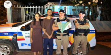 Policiais militares salvam bebê engasgado em José Raydan MG