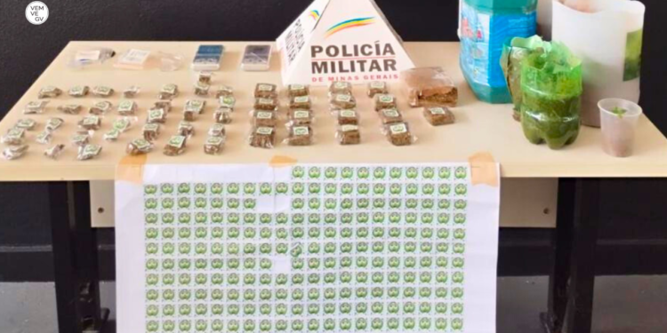 PM encontra drogas perto de faculdade em Guanhães MG