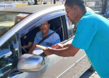 Águas de Valadares realiza blitz educativa no Maio Amarelo