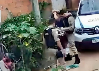 PM aborda suspeitos em São Pedro do Suaçuí