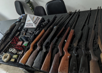 Idoso é preso por comércio ilegal de armas em Frei Inocêncio; outros dois também foram detidos