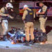 Motociclista em fuga provoca acidente em Valadares