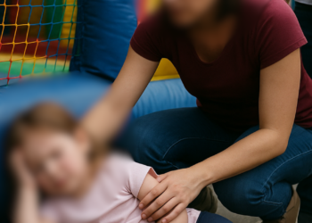 Criança sofre acidente em brinquedo no Parque de Exposições em Valadares