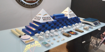 40 kg de droga são apreendidos em ilha no Rio Doce em Valadares