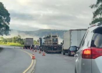 BR-381 tem obras em trechos de Valadares, Barão de Cocais, Nova Era e Nova União nesta segunda