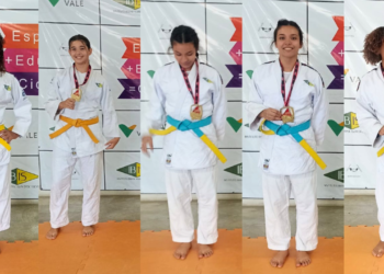 Projeto de judô de Valadares conquista 5 medalhas no Campeonato Mineiro