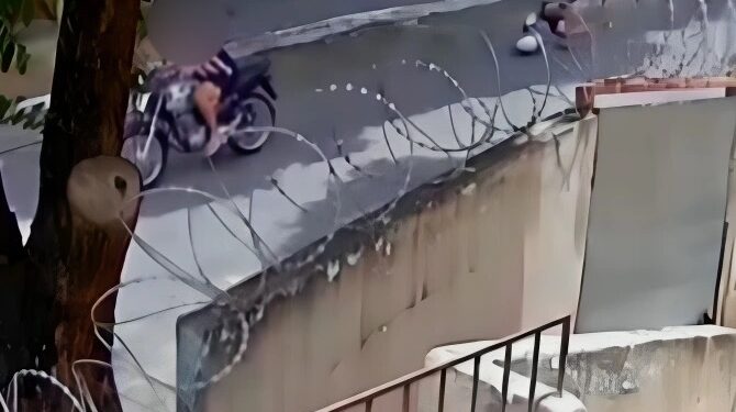 Passageiro pula de moto em movimento e condutor foge ao avistar PM em Valadares