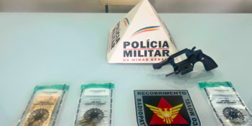 Homem com mandado de prisão é preso por tráfico, no bairro Palmeiras em Valadares