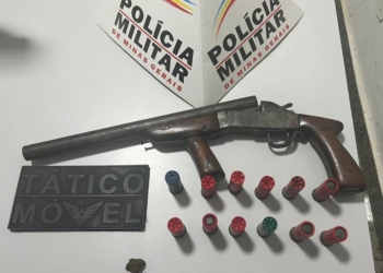 Homem é preso em Mantena MG, por posse ilegal de arma de fogo e drogas
