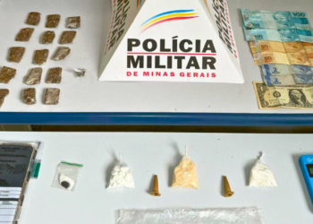 Suspeito de tráfico é preso com drogas, em Resplendor MG