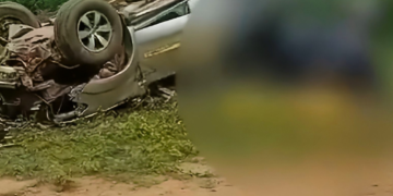 Idoso morre em acidente no Pico da Ibituruna, em Valadares; três ficam feridos