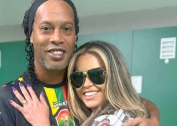 Valadarense Carla Marques brilha na produção do Jogo da Alegria com Ronaldinho Gaúcho em Fortaleza