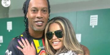 Valadarense Carla Marques brilha na produção do Jogo da Alegria com Ronaldinho Gaúcho em Fortaleza
