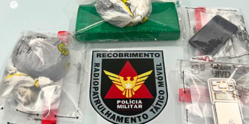 Mulher é presa por tráfico de drogas no bairro Santa Helena, em Valadares