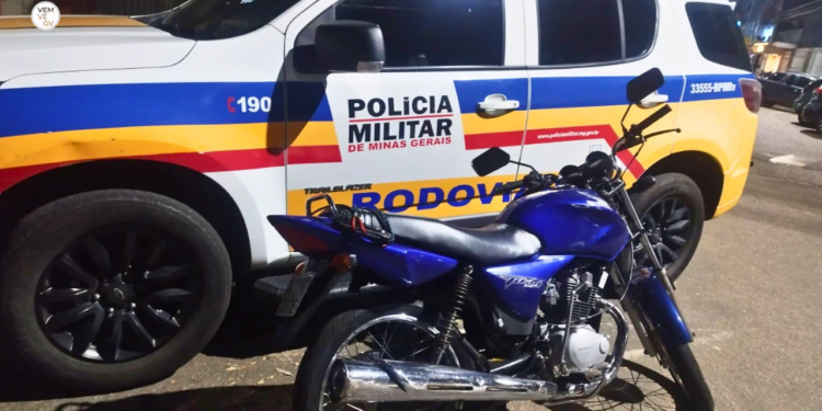 Polícia Rodoviária recupera moto furtada e prende suspeito em Valadares