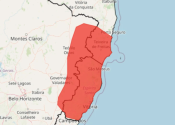Chuva intensa coloca 84 cidades de Minas em alerta vermelho
