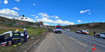 Acidente na BR-259 deixa um morto e três feridos em Conselheiro Pena