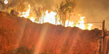 Bombeiros combatem incêndios de grandes proporções em Valadares