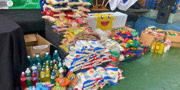 SESI GV arrecada alimentos em gincana com apoio da PM e Defesa Civil