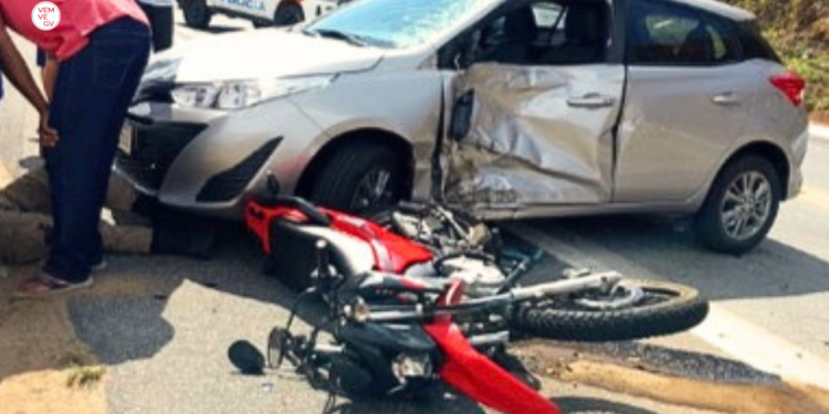 PM fica gravemente ferido em acidente na BR-259, em Valadares