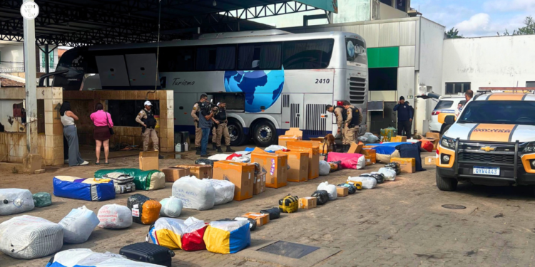 Operação apreende carga de eletrônicos sem nota fiscal em Valadares