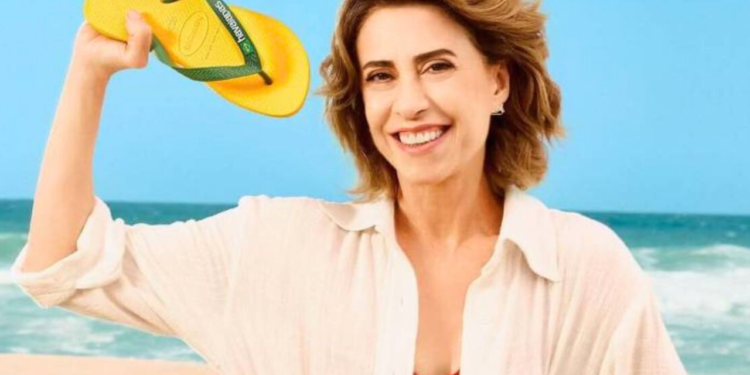 Loja vende Havaianas a R$ 1 em protesto contra campanha com Fernanda Torres