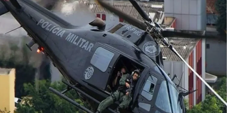 Policia prende suspeitos, após fuga no bairro Vitória, em Governador Valadares.