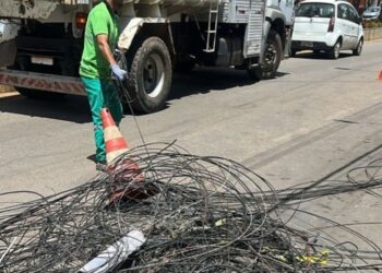 3,6 toneladas de cabos irregulares retirados​ 