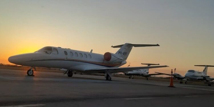 Cresce aviação executiva em Araxá