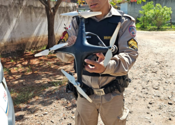 Drone suspeito é encontrado próximo a presídio em Valadares