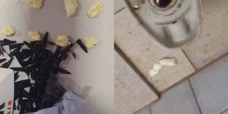 Polícia apreende cocaína escondida em vaso sanitário durante cumprimento de mandado de prisão no Vera Cruz em Valadares