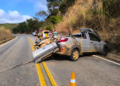 Motorista morre em grave acidente na MGC-381, em Galileia MG