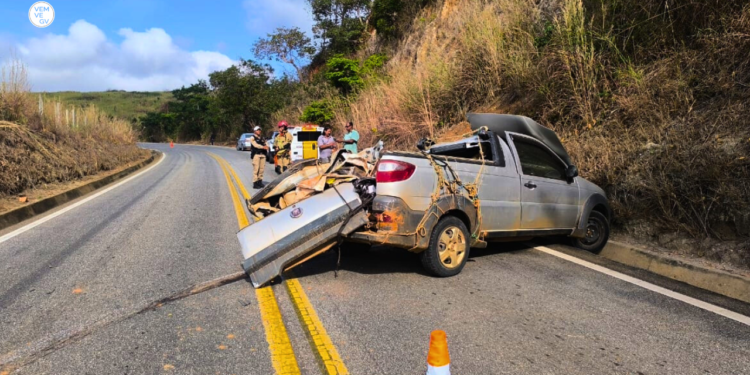 Motorista morre em grave acidente na MGC-381, em Galileia MG