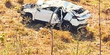 Motorista fica ferido em acidente na BR-116 próximo a Jampruca MG