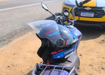 Motocicleta adulterada é apreendida em operação da Polícia Rodoviária em Valadares
