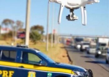 PRF começa a usar drones para multar motoristas em rodovias