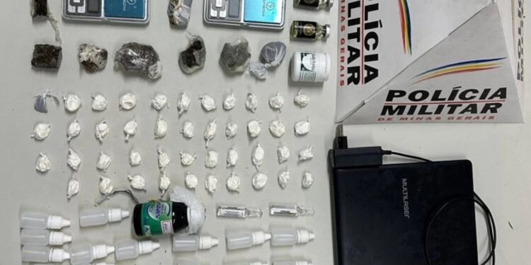 Tiros no Grã Duquesa levam à prisão de dois e apreensão de drogas em Valadares