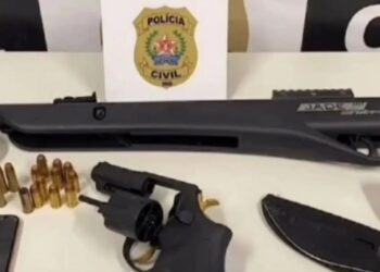 Polícia realiza busca em residência de funcionário público de Valadares e encontra armas e drogas