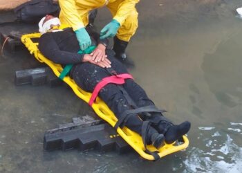 Homem é resgatado após cair com bicicleta em córrego de Governador Valadares