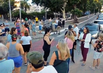Manifestantes cobram solução para Viaduto do Filadélfia em GV