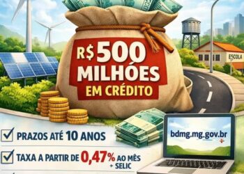 Prefeituras mineiras terão R$ 500 milhões no Edital BDMG Municípios 2026 para financiar infraestrutura e sustentabilidade