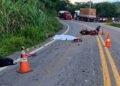 Motociclista morre após colisão com carreta na BR-259, em Resplendor