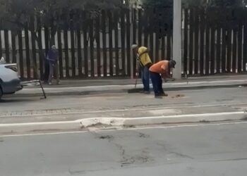 Prefeitura realiza operação tapa-buracos na Moacir Paleta, em GV