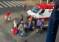 Motoqueiro fica ferido após colisão com ambulância em Valadares