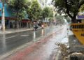 Frio e chuva marcam a manhã em Valadares após temporal