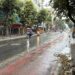 Frio e chuva marcam a manhã em Valadares após temporal